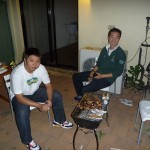 Barbecue met huisgenoten