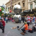 In het centrum van Adelaide