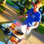 Kleurrijke barbecue